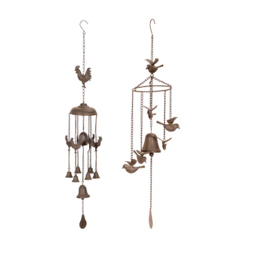 Wind Chime B/R Cast Iron Brown