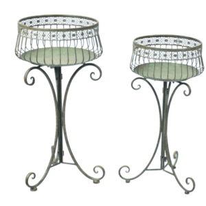 Plant Stand - Rustic Green