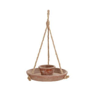 Bird Feeder Terracotta Aged