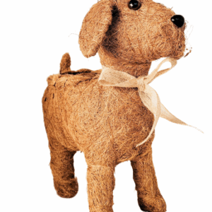 HUSK Dog Planter Brown