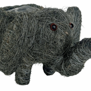 HUSK Elephant Planter Grey