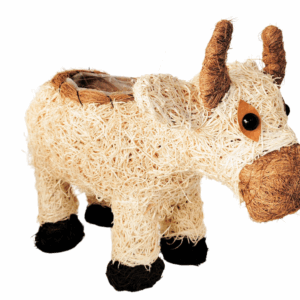 HUSK Cow Planter Natural
