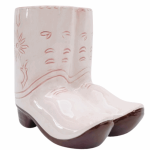Cowboy Boots Planter Pink
