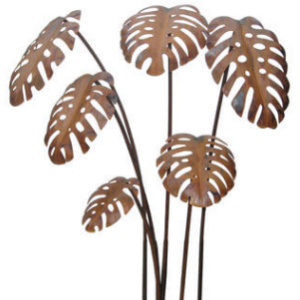 MONSTERA Garden Stake Set