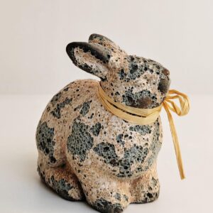 Delphi Bunny Garden Ornament Grey 10.5cm