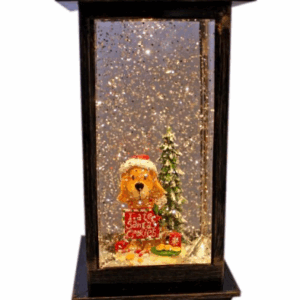 LED LANTERNS- Puppy ate Santa's cookies