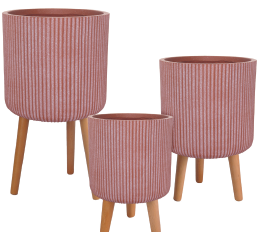 VERTICAL Tripod POTS- Terracotta