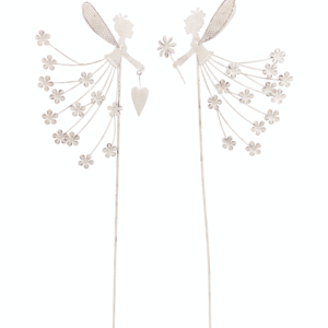 Fleur Fairy Stake Antique White 50cm