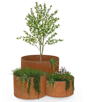 CORTEN 3 Tier Planter