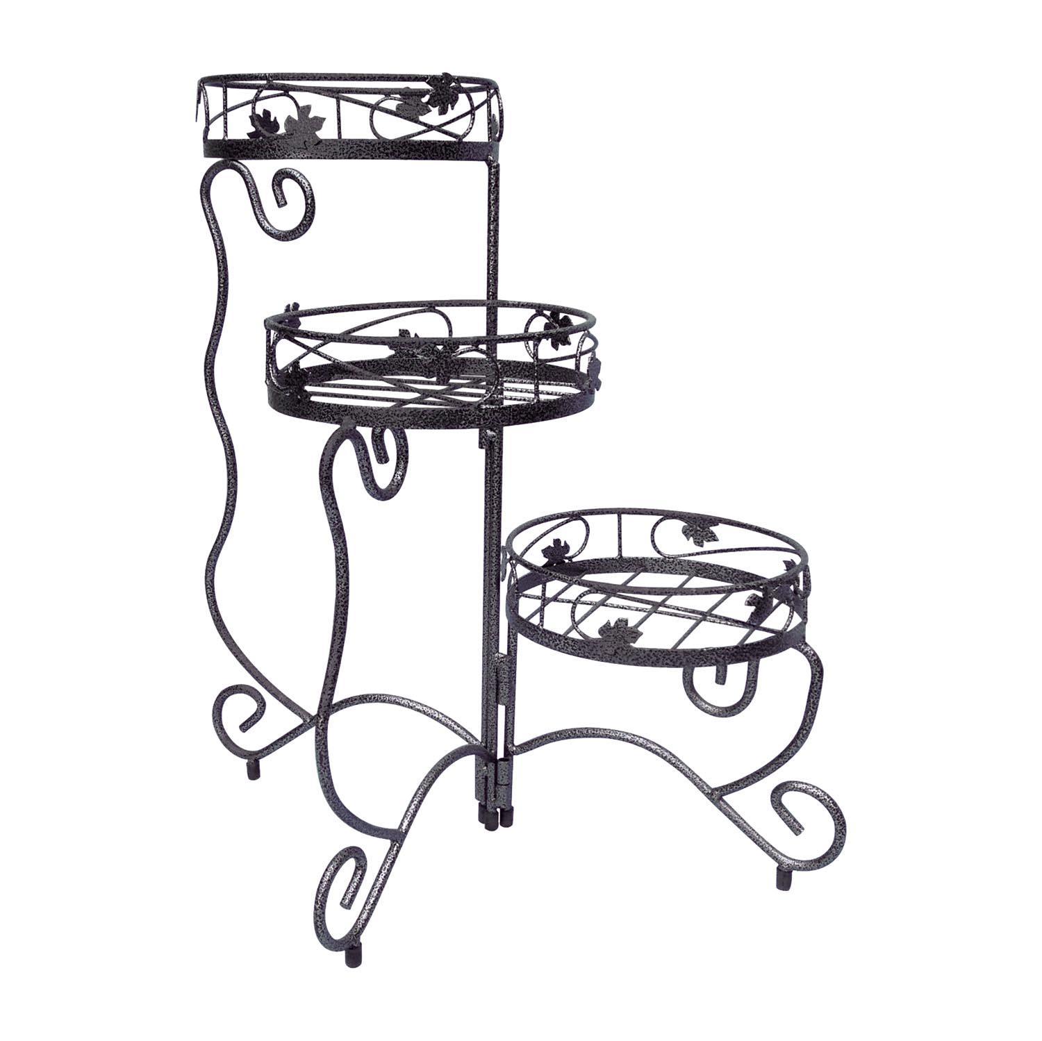 Plant Stand 3 Pots – Hammertone Finish