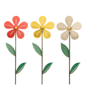 Stake Flower Simple Assorted