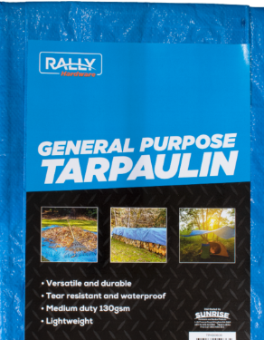 Tarpaulin 1.4m x 2m Blue