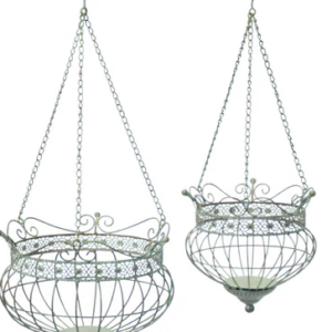 Hanging Baskets Rustic Green