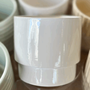 DM Shiny Ribbed Pot