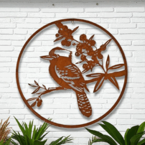 KOOKABURRA WALL ART RUST