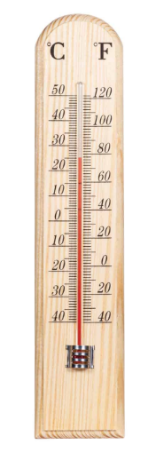 Wall Thermometer – Wood – 25cm