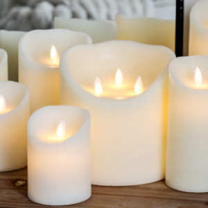 FLAMELESS CANDLE IVORY