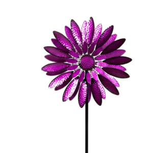 Wind Spinner Daisy Fuchsia