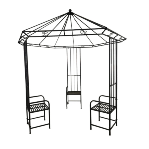 GAZEBO Matteo with 3 Seats - Rust