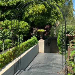 Metal Round Arch - Rust