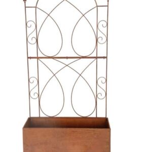 Trellis with Pot Rust